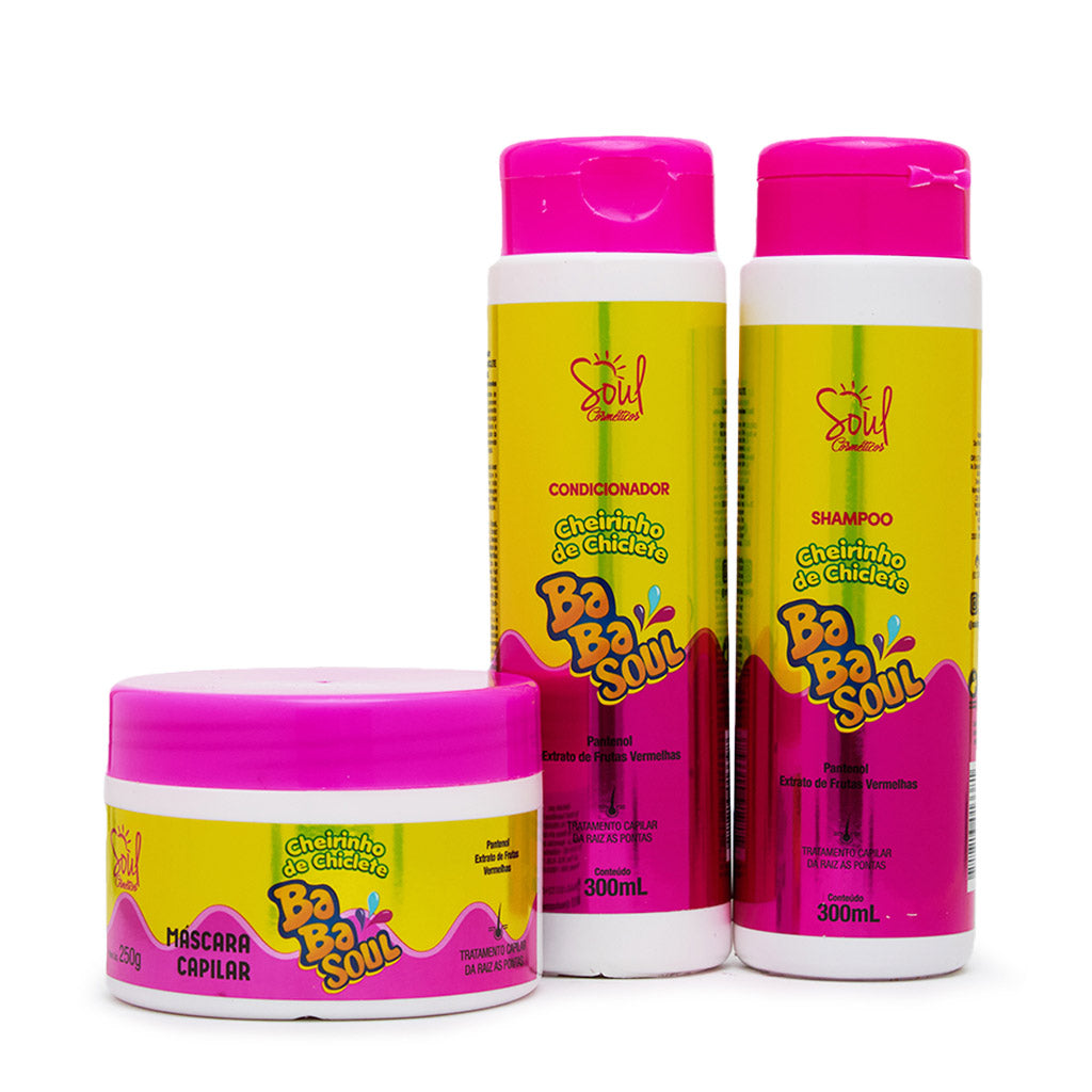 Kit Capilar Cheirinho de Chiclete de Tutti Frutti