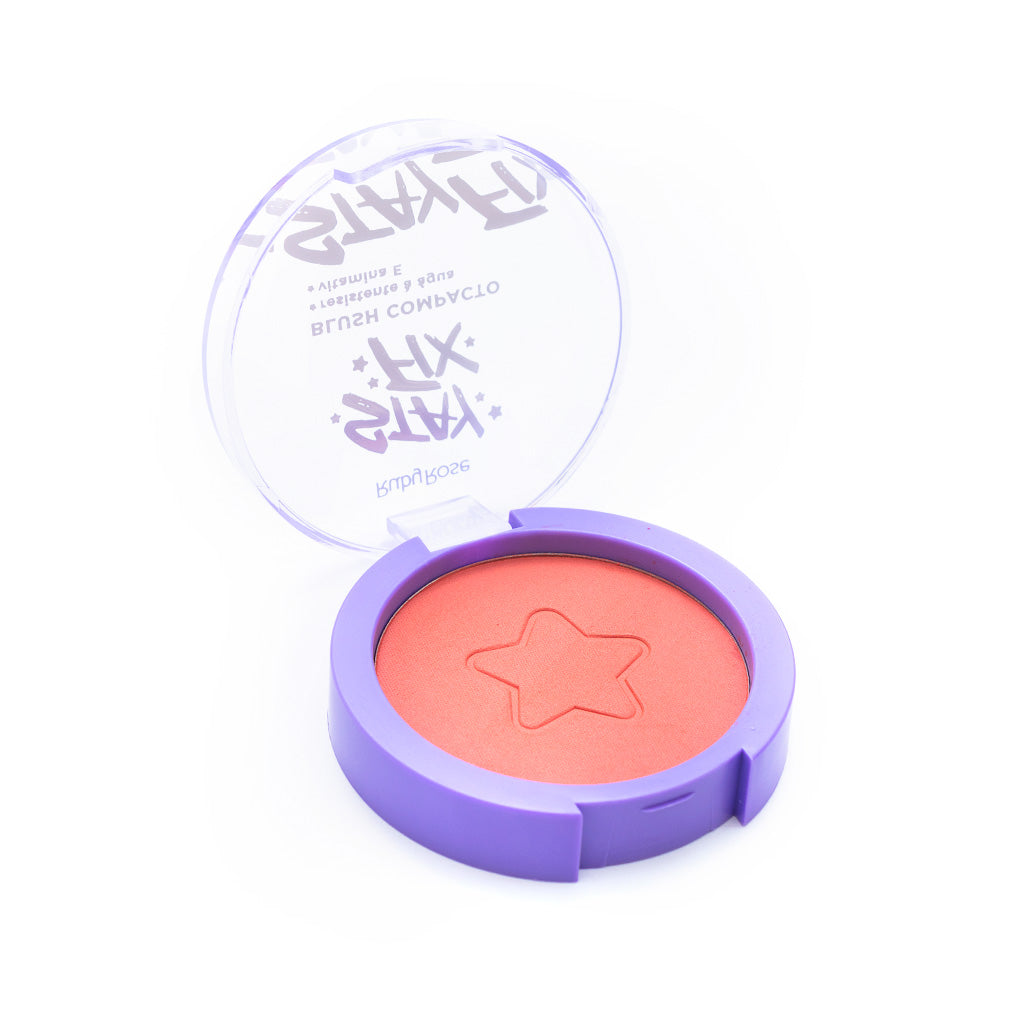 Blush Compacto Efeito Corado e Natural - Stay Fix Ruby Rose