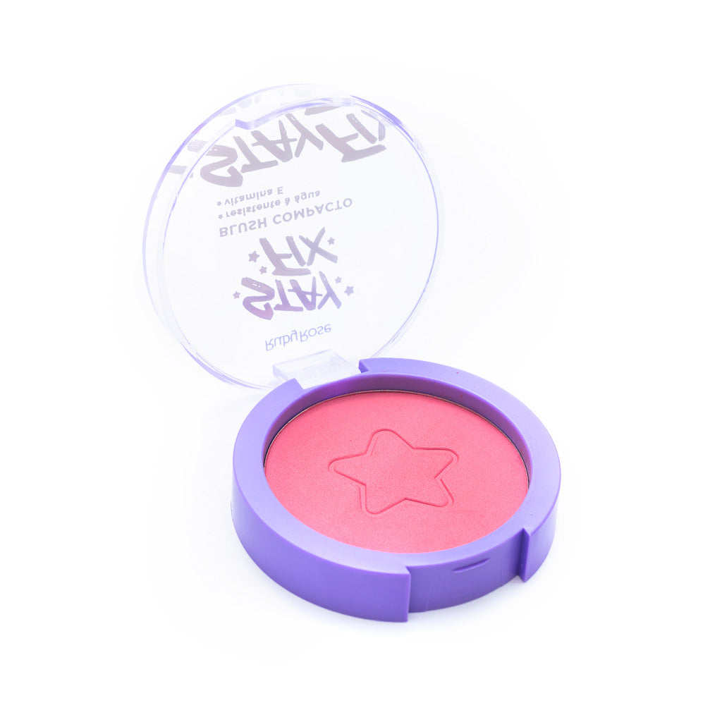 Blush Compacto Efeito Corado e Natural - Stay Fix Ruby Rose