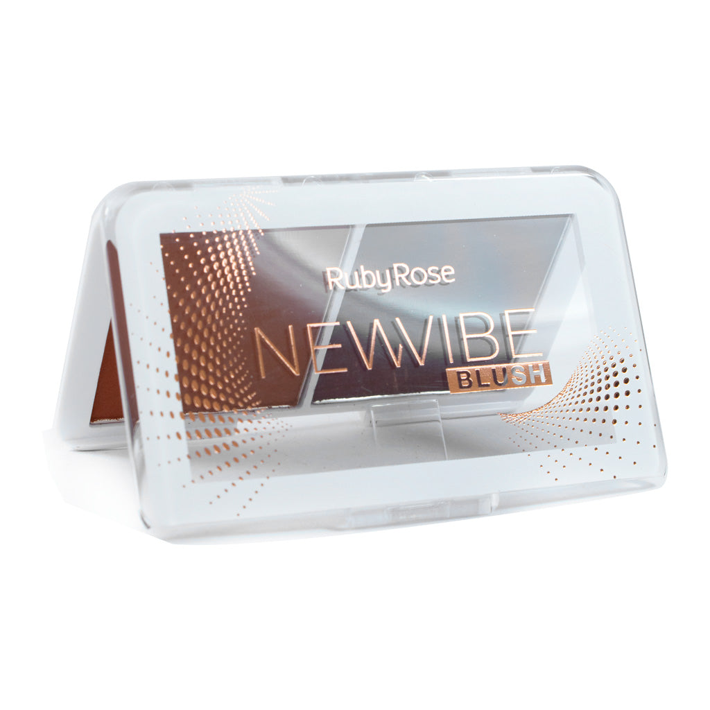 Blush Duo Compacto New Vibe – Ruby Rose | Cintilante e Opaco