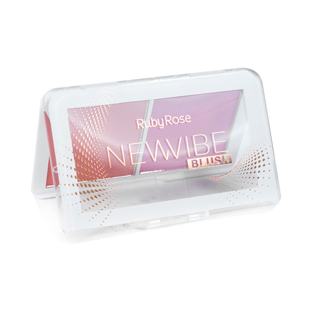 Blush Duo Compacto New Vibe – Ruby Rose | Cintilante e Opaco