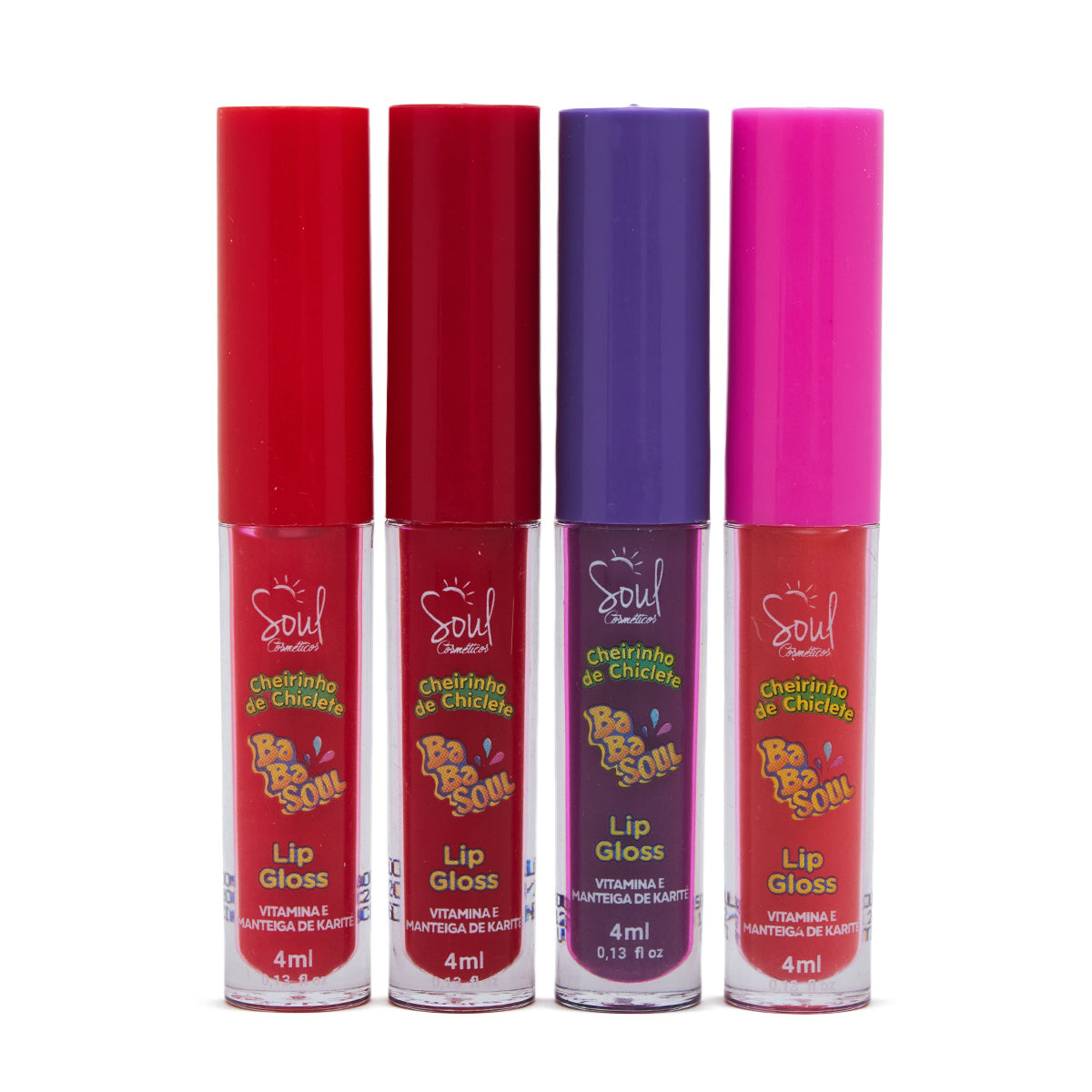 Lip Gloss Cheirinho de Chiclete BabaSoul