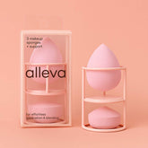 ? Kit 3 Esponjas de Maquiagem com Suporte – Alleva