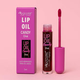 Lip Oil Candy Max Love –  Uva 605 | Hidratação com Brilho e Sabor | 5ml