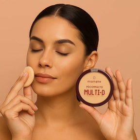 Pó Compacto Lovely Face Beautiful - Multi-D