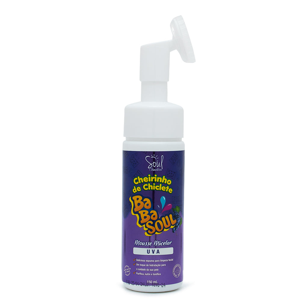 Mousse Micelar Facial Cheirinho de Chiclete de Uva