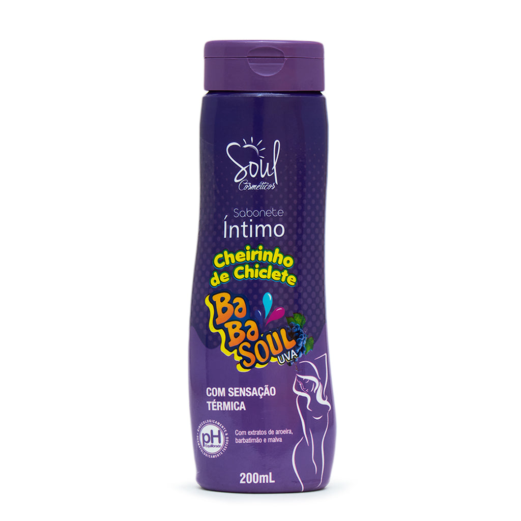 Sabonete Íntimo BabaSoul Uva - 200ML