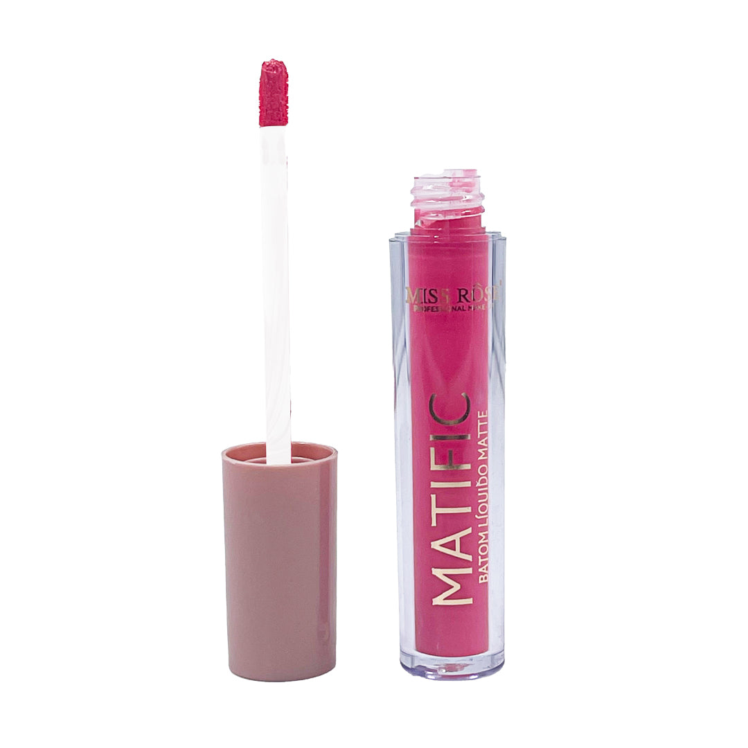 Batom Líquido Matte Matific Miss Rôse – Cor Intensa com Conforto