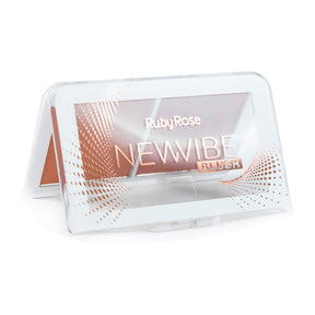 Blush Duo Compacto New Vibe – Ruby Rose | Cintilante e Opaco