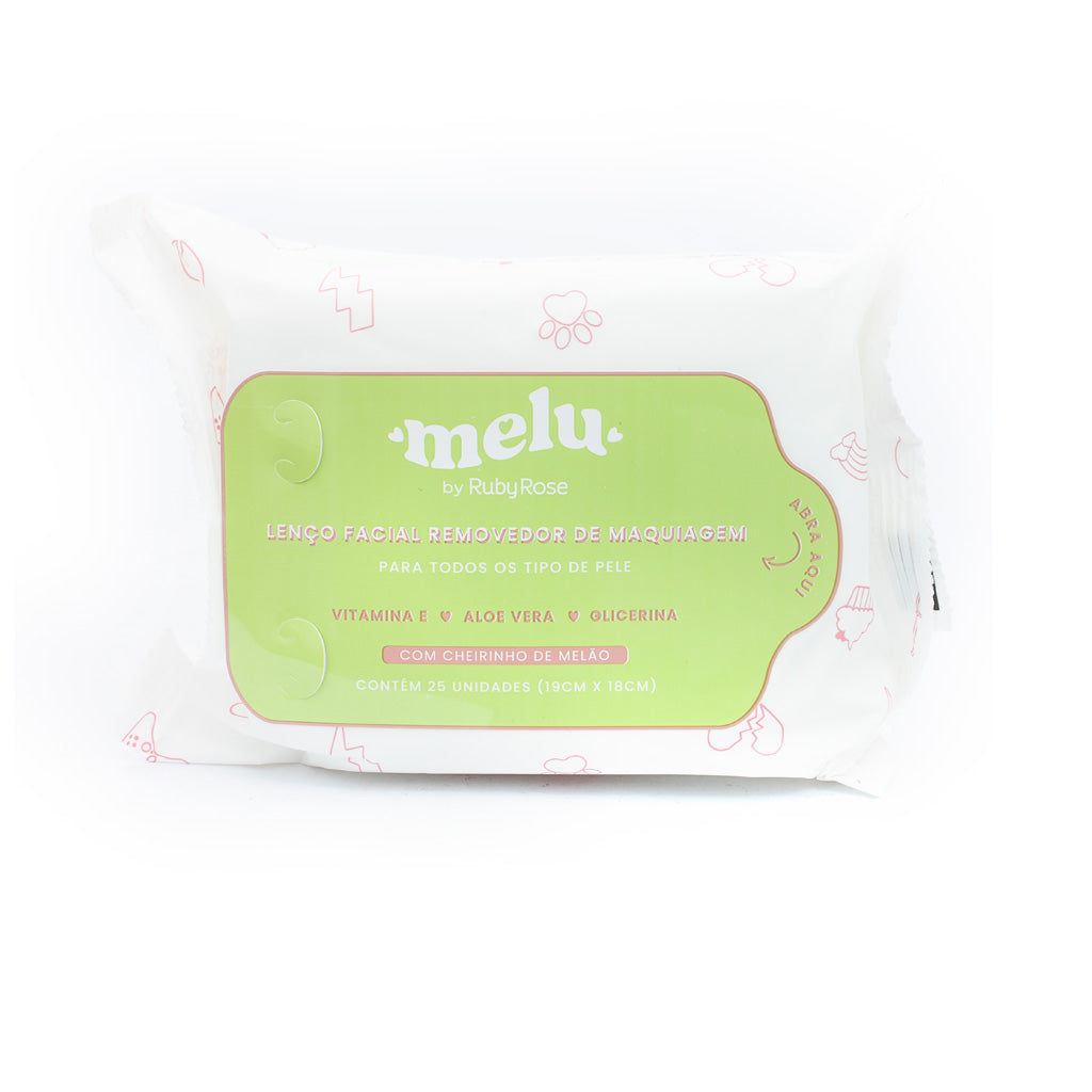 Lenço Facial Removedor de Maquiagem Melu (HB-207)