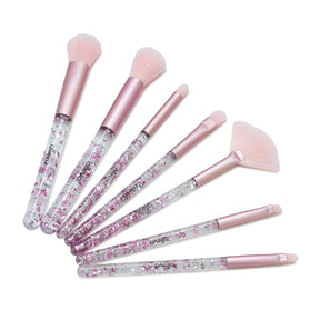 Kit com 07 Pincéis para Maquiagem Alleva